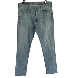 Abercrombie‎ & Fitch Rustin Athletic Skinny Stretch Jeans Light Wash 34x32